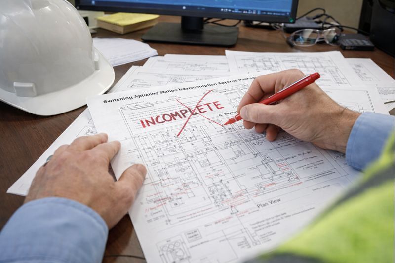 Two technicians in hard hats inspect electrical panel, one using a laptop in a control room.