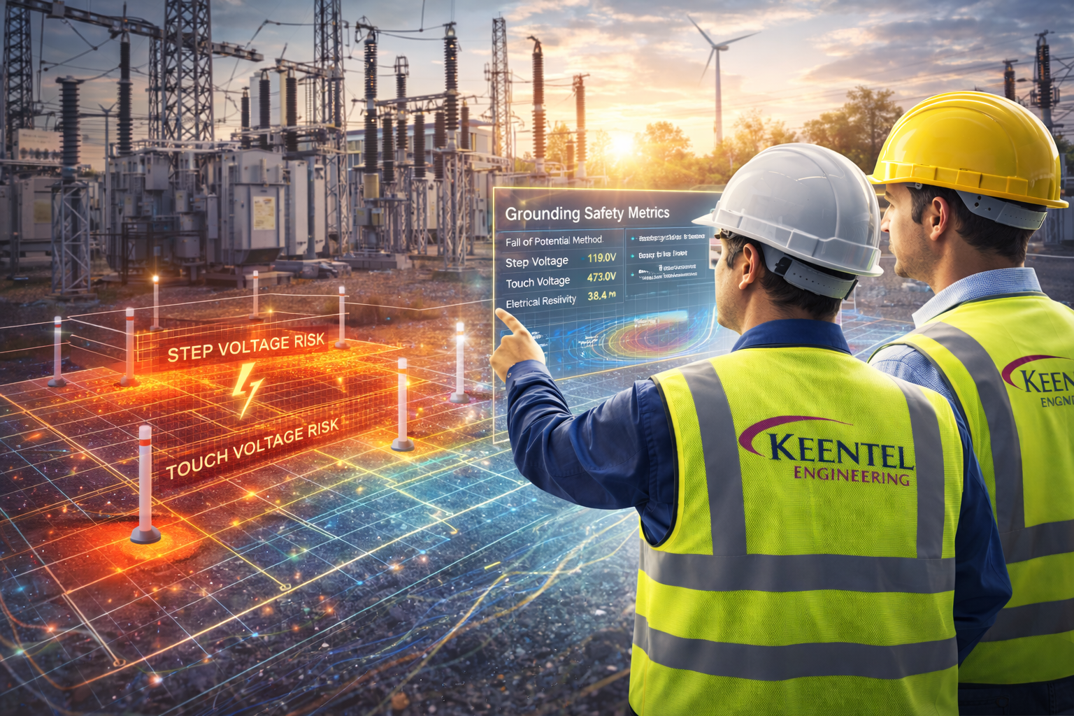 Woman in beige blazer holding purple file folder, reviewing papers.