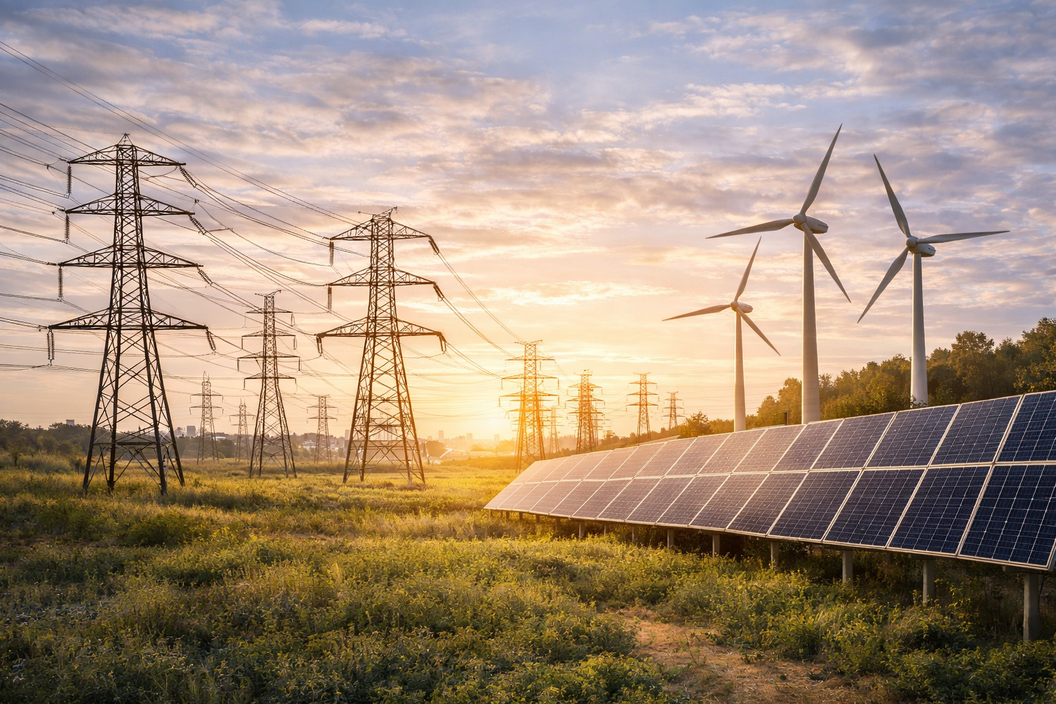 Two technicians in hard hats inspect electrical panel, one using a laptop in a control room.