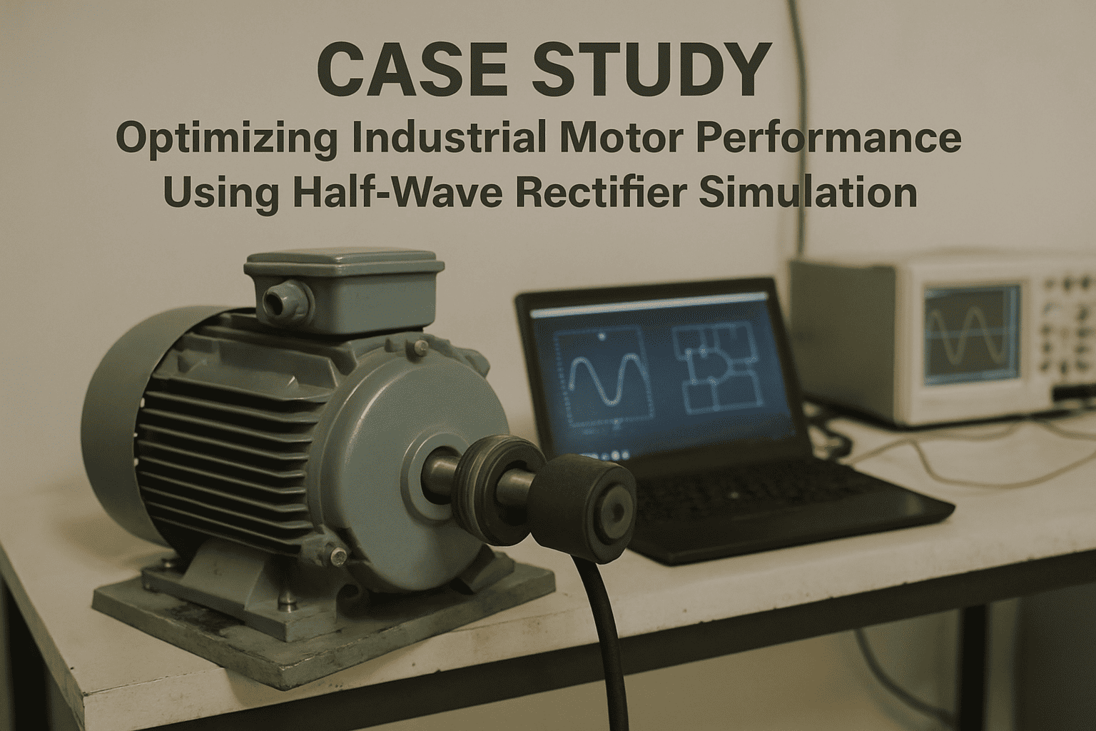 Case Study - Optimizing Industrial Motor Performance Using Half-Wave Rectifier Simulation