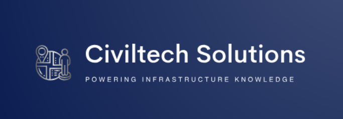 The logo for civiltech solutions powering infrastructure knowledge