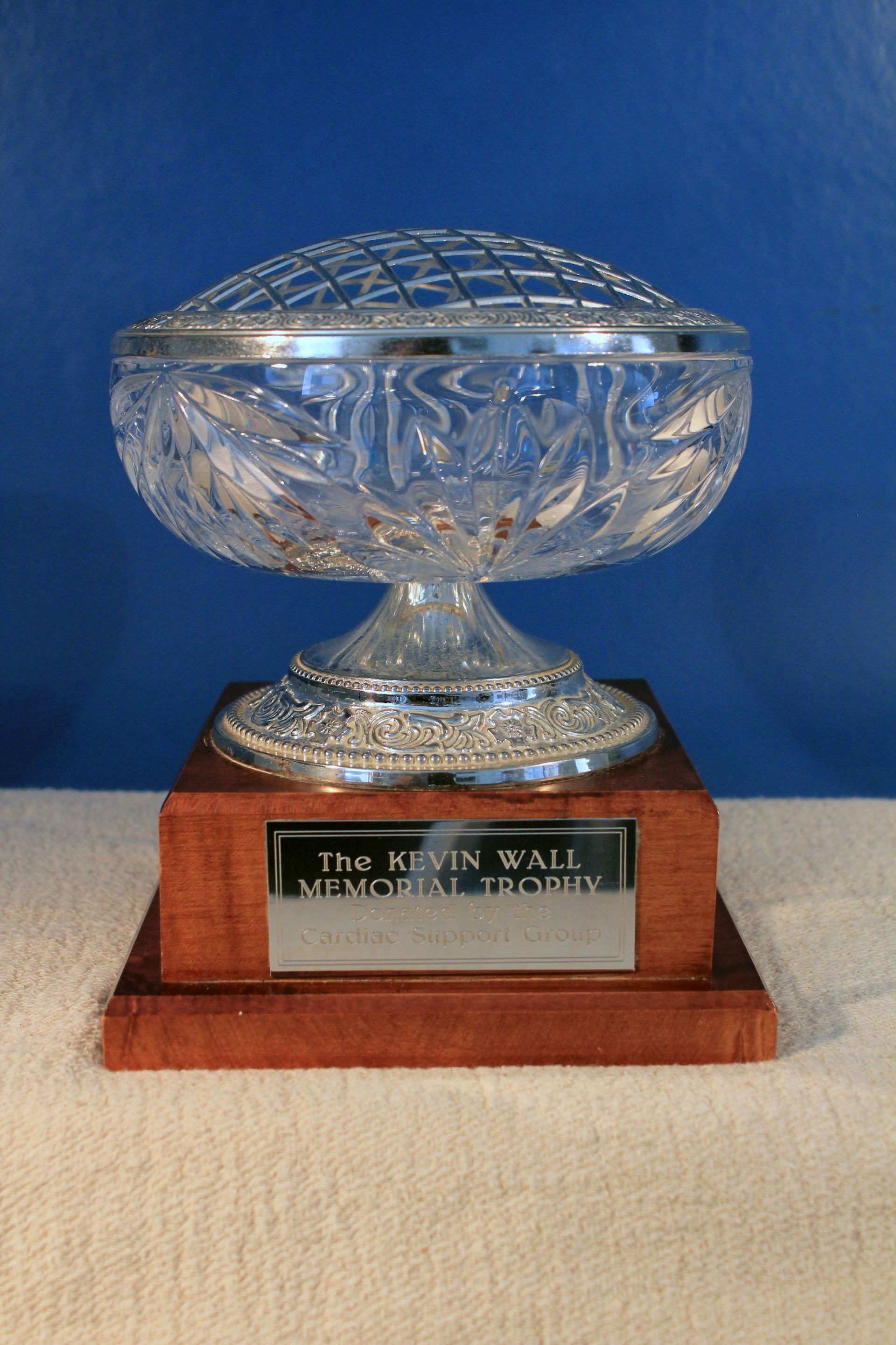 The Kevin Wall Memorial Trophy
 - Trophy 12