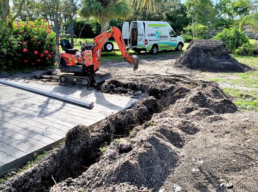 Residential irrigation relocation