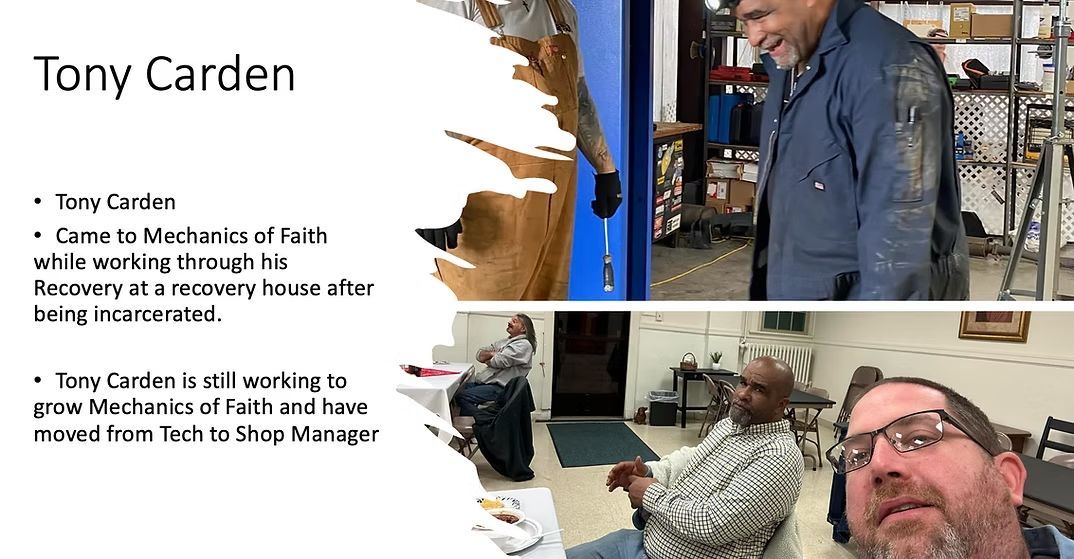 Tony | Mechanics of FAITH
