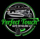 A logo for perfect touch auto detailing llc in harrisonburg va
