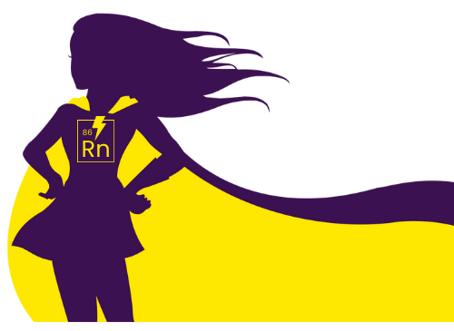 a silhouette of a woman wearing a cape with the letters rvaradon on it