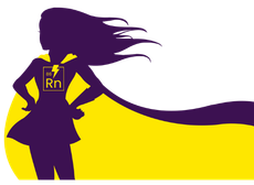 a silhouette of a woman wearing a cape with the letters rvaradon on it
