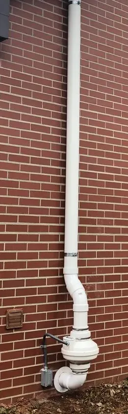 exterior-radon-mitigation-pipe