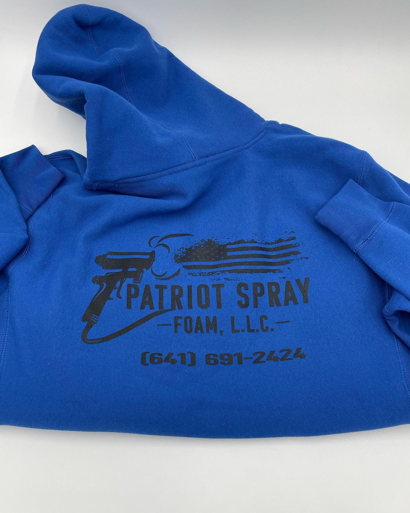 Blue Hoodie — Gladbrook, IA — Kustom Kreations