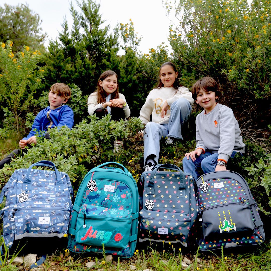 Groupe d’enfants dans un univers lifestyle Pol Fox
