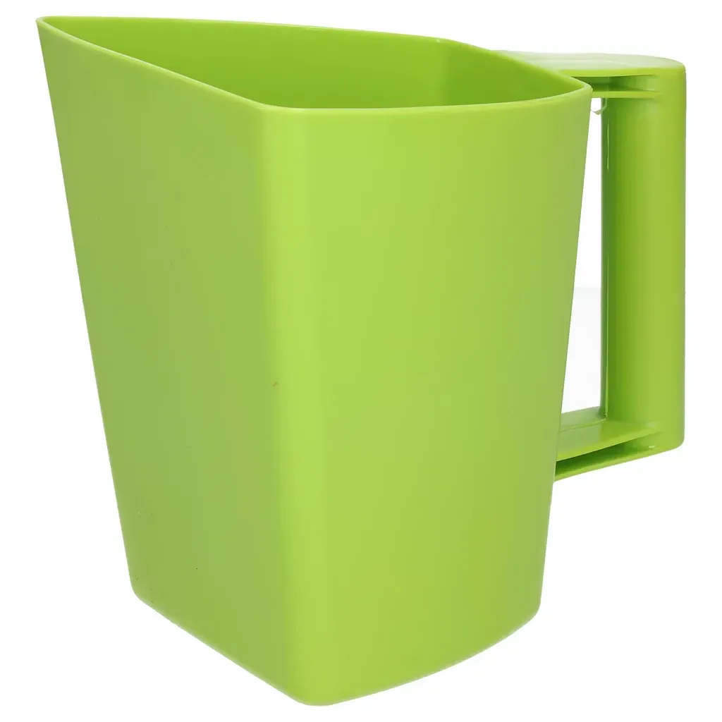 voerschep roze transparant en groen