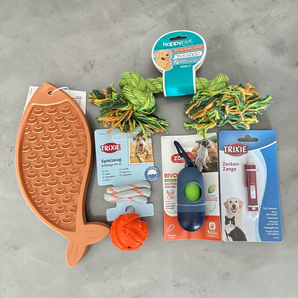 inhoud voorjaars box hond