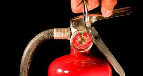 training on using fire extinguisher