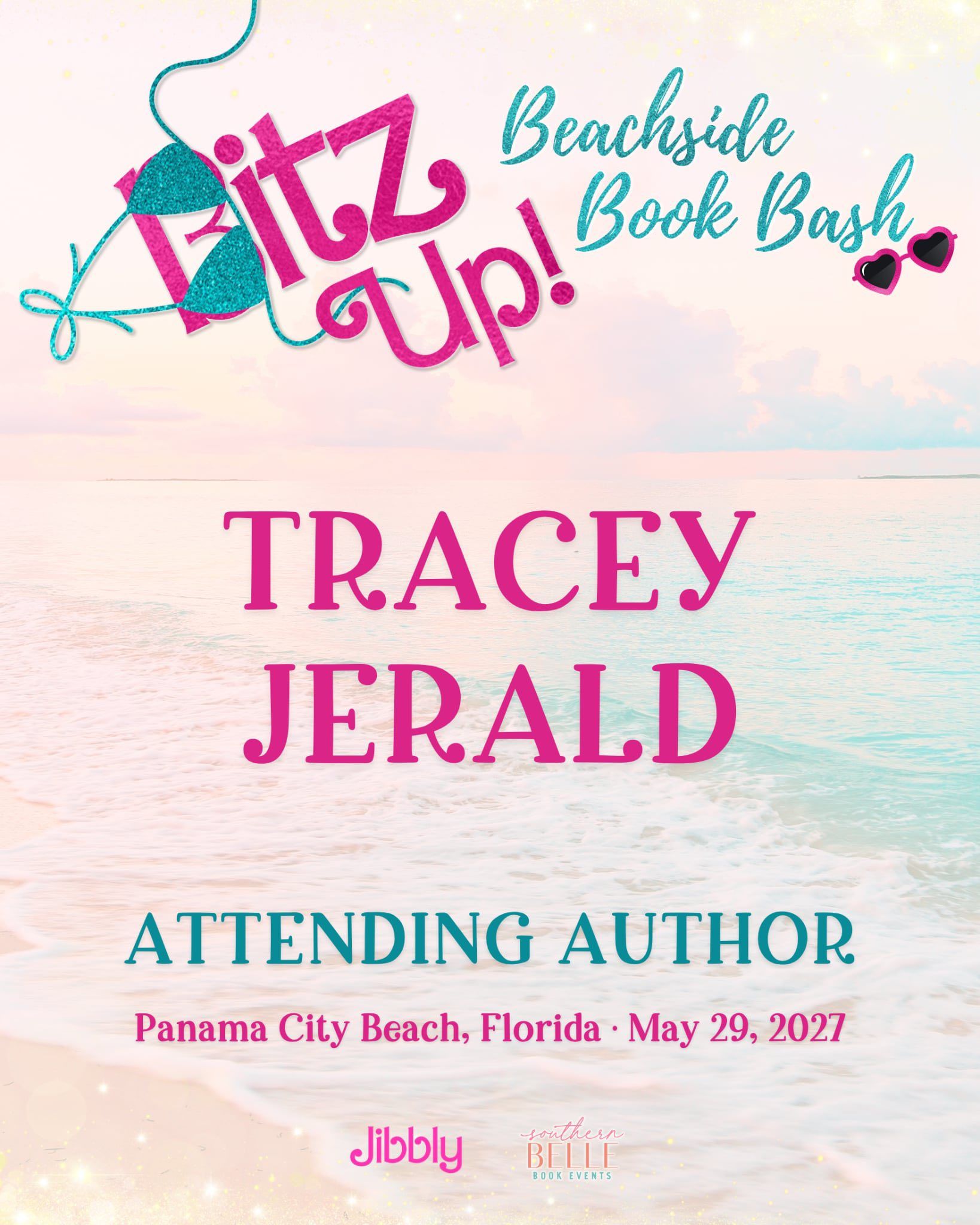 Tracey jerald is attending the beachside book bash.