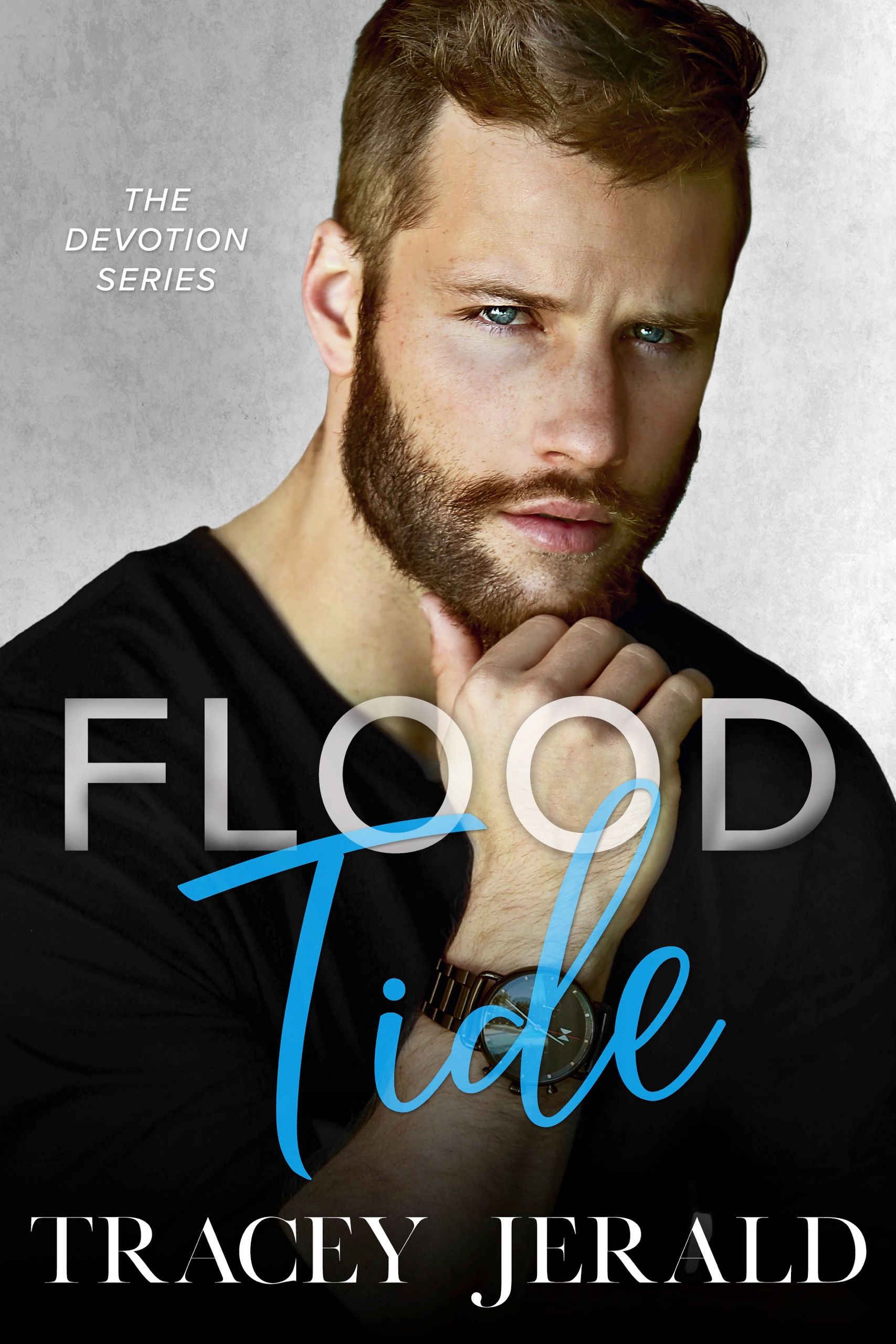 Flood Tide by tracey jerald is a book with a man on the cover