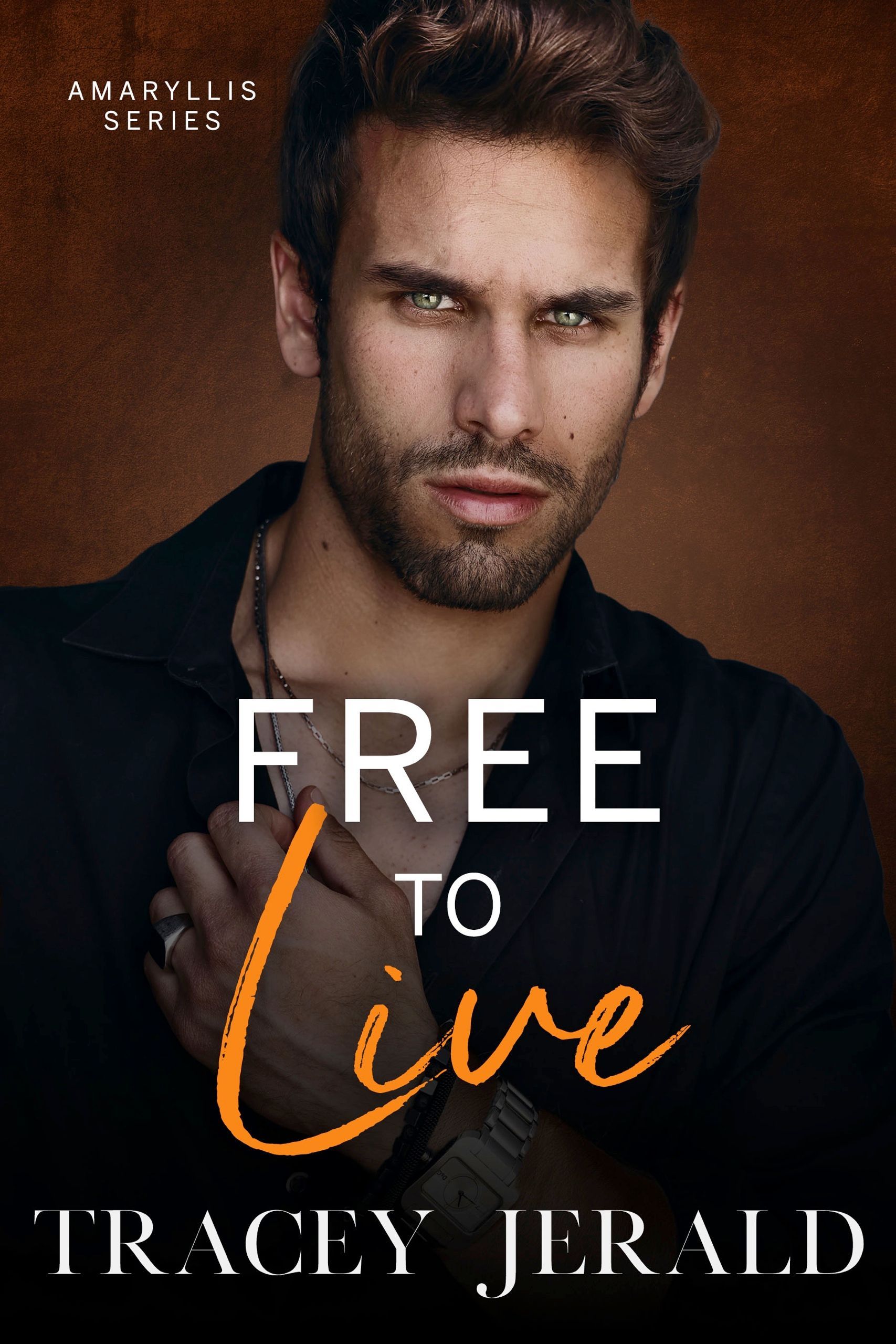 A man is on the cover of a book called free to live by tracey jerald