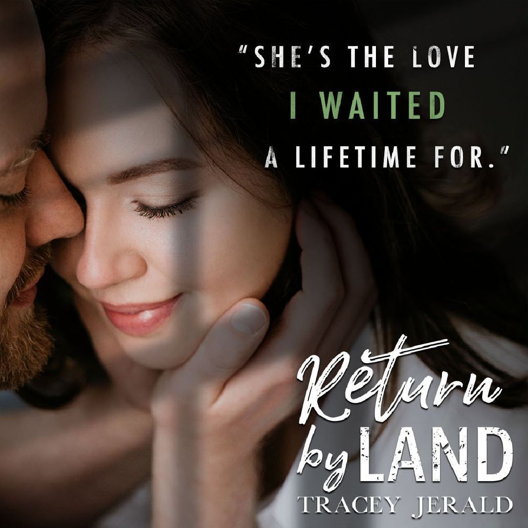 A poster for return by land by tracey jerald