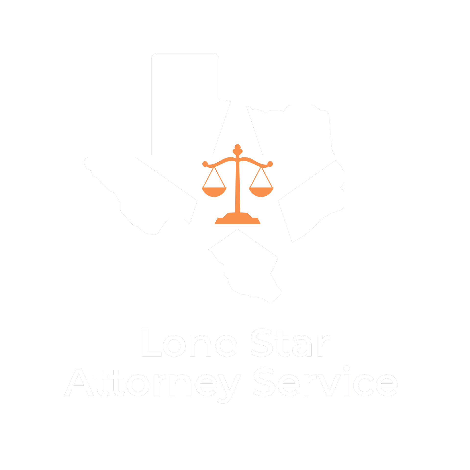 A logo for lone star attorney services in houston , texas.