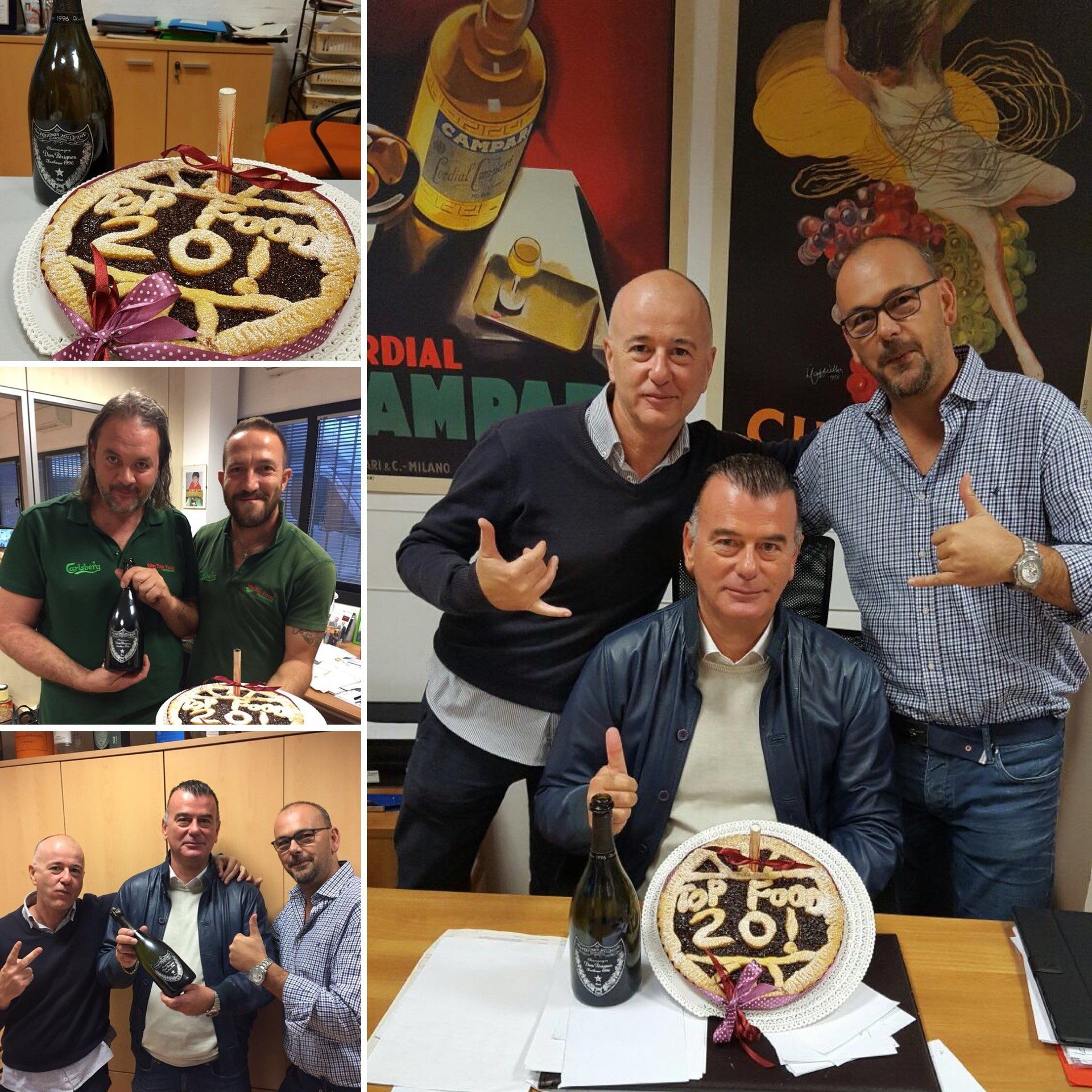 Personale della ditta di distribuzione di alcolici