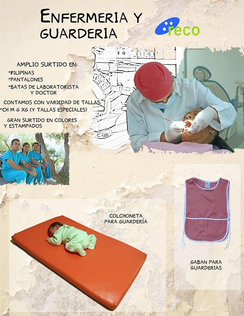 Uniformes para personal de enfermería y guardería