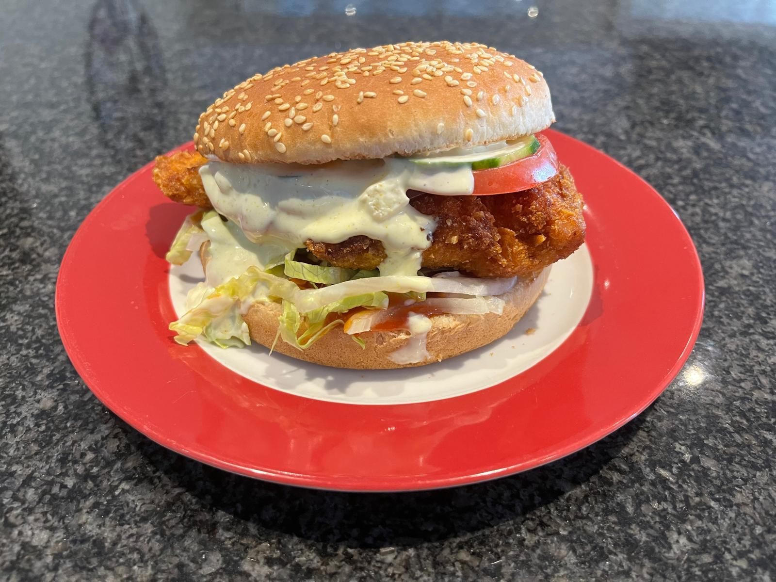 Crispy Hähnchen Burger