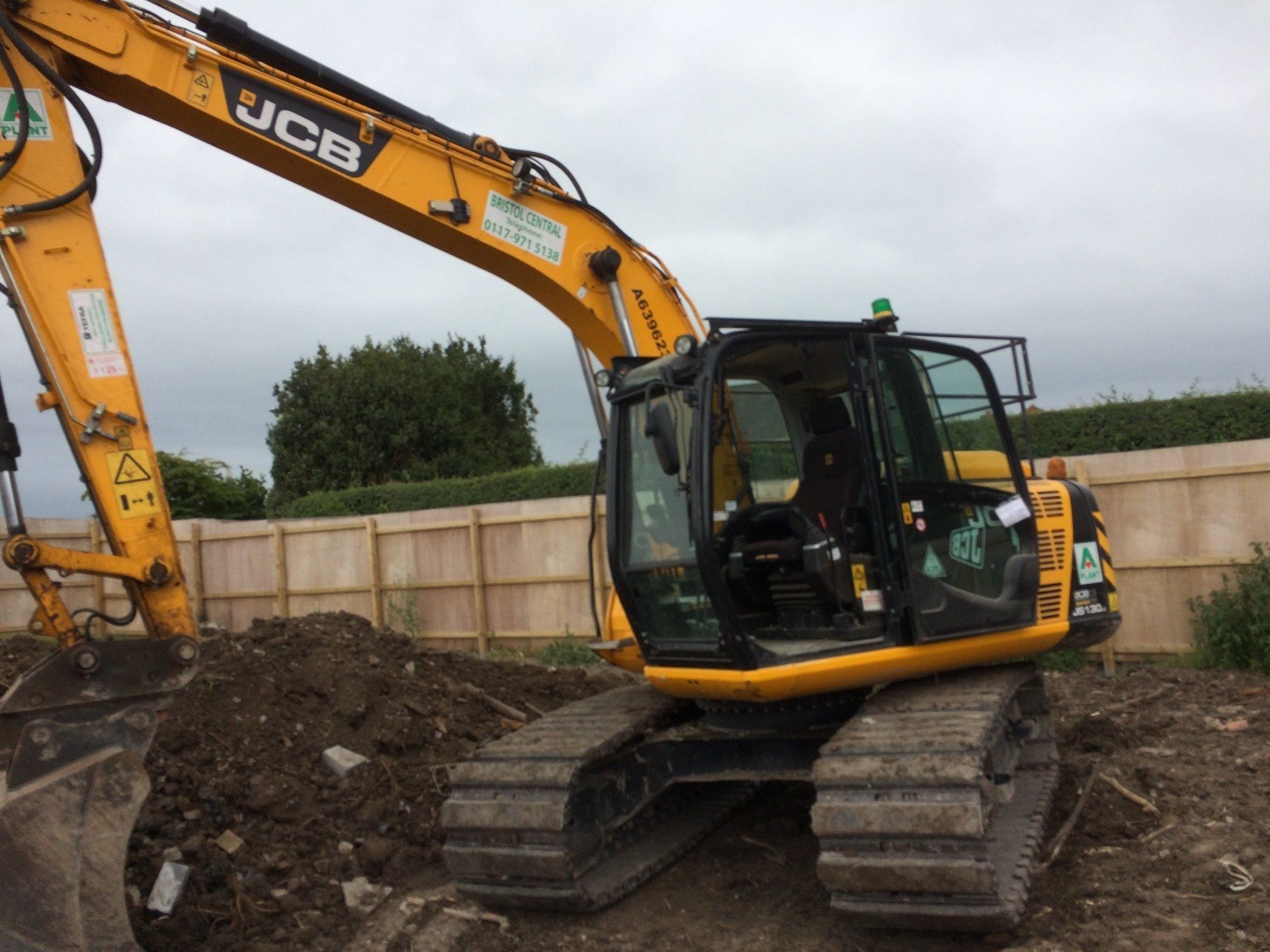 Digger for demolition services