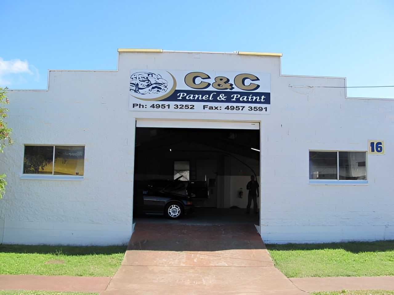 A Building That Says G & C Panel & Paint — C & C Panel & Paint Mackay In Mackay, QLD