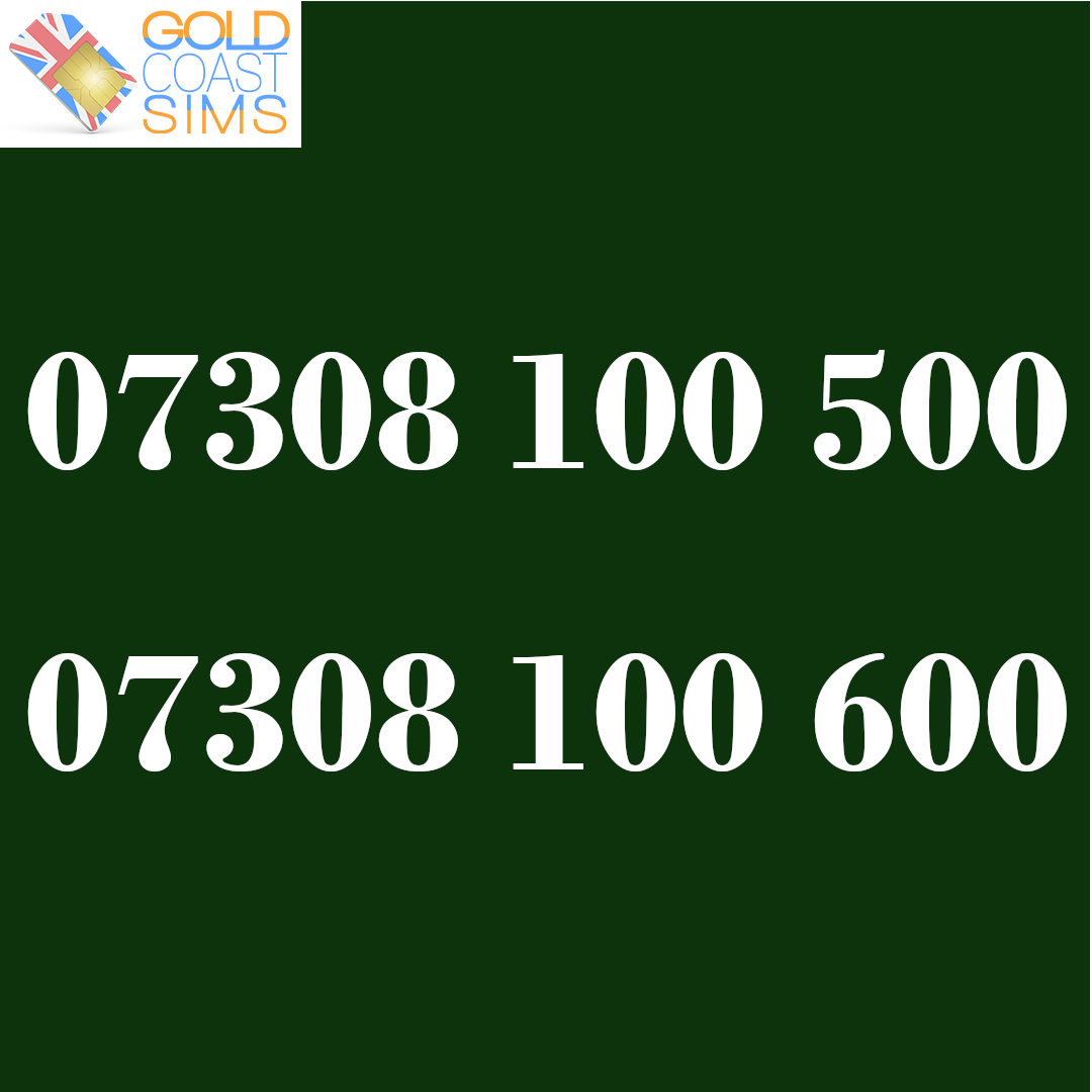 07308 100 500 & 07308 100 600 Pair