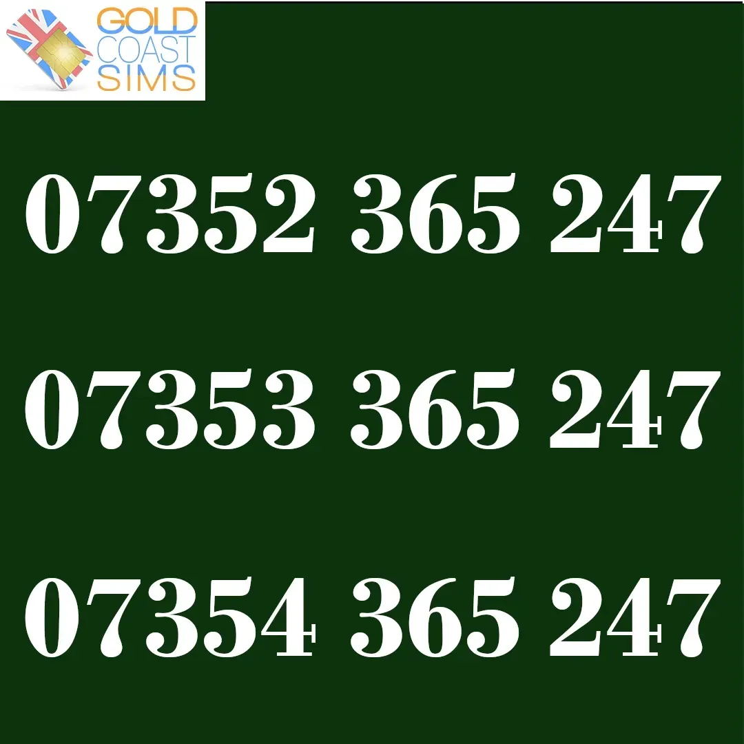 07352 & 07353 & 07354 365 247. Triple Pack