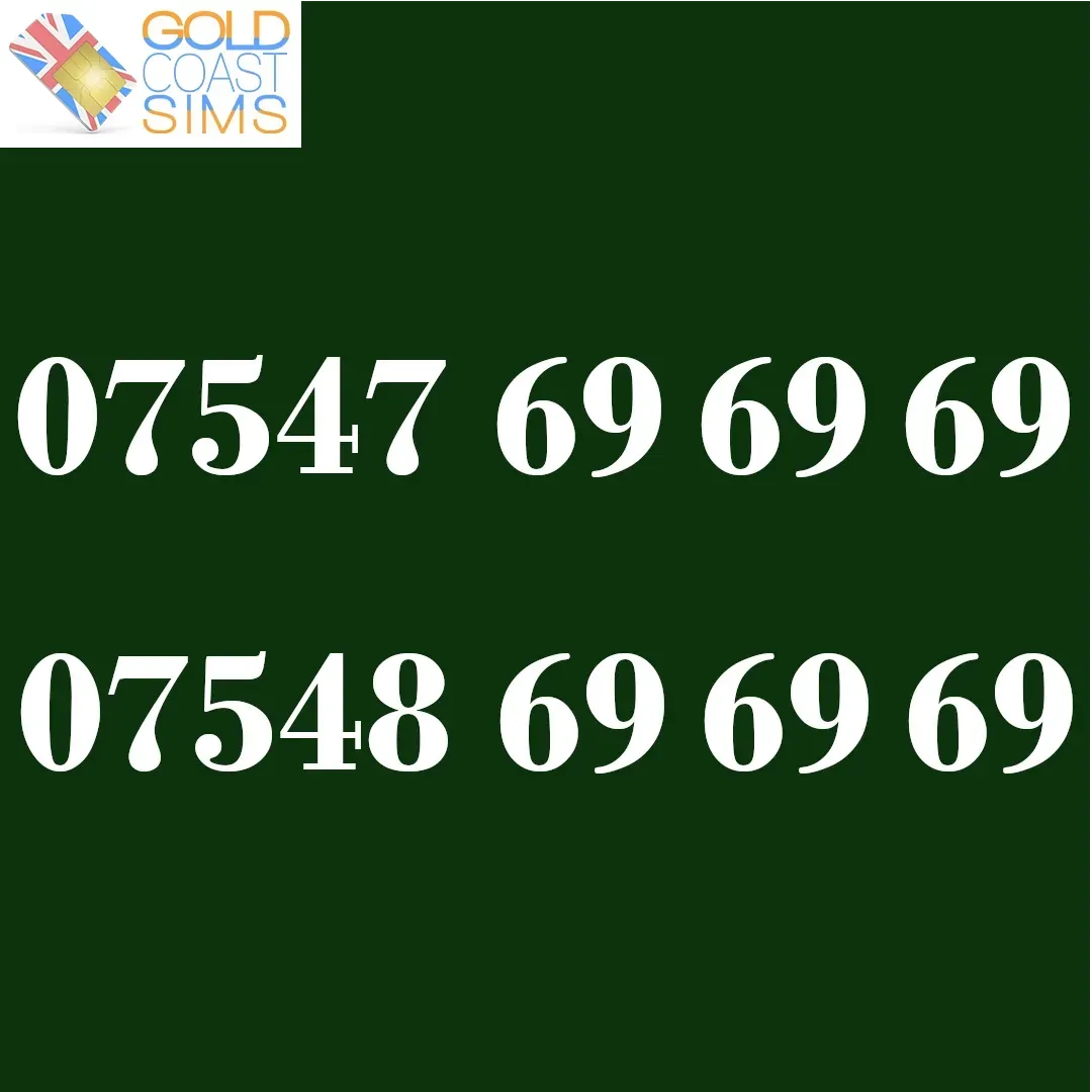 07547 69 69 69 & 07548 69 69 69 Pair