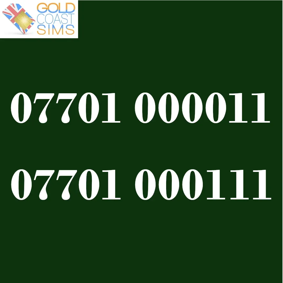 07701 000011 & 07701 000111 Pair