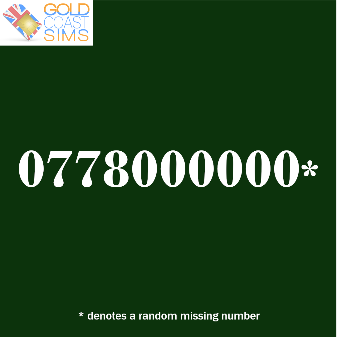 0778 000000*