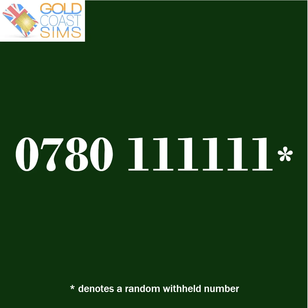0780 111111 *