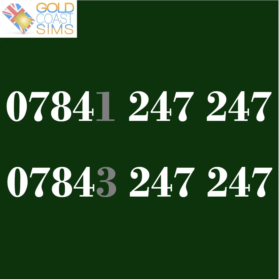 07841 247 247 & 07843 247 247 Pair