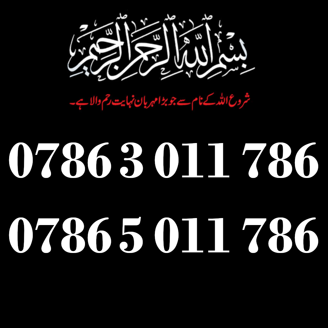 07863 011 786 & 07865 011 786 Pair