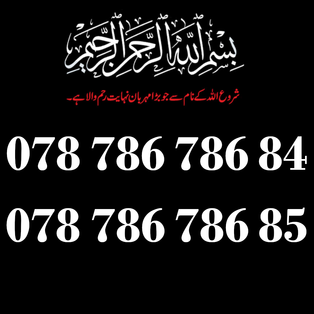 078 786 786 84 & 078 786 786 85 Pair