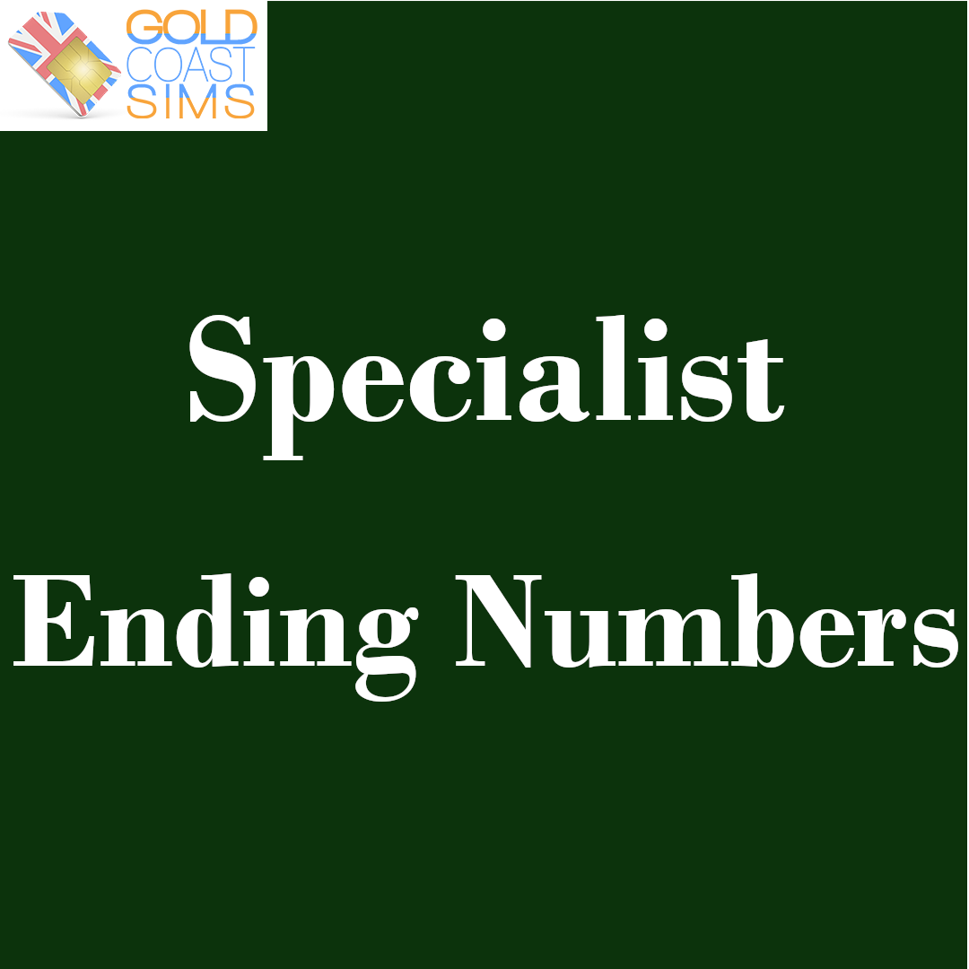 Specialist Ending Numbers