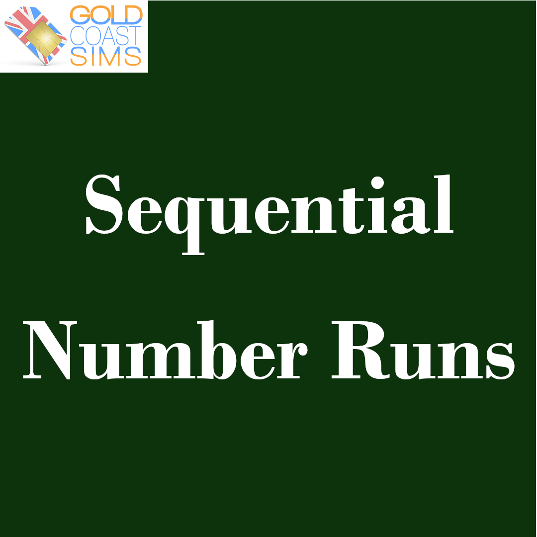 Sequential Number Runs (123456 / 654321 and more)