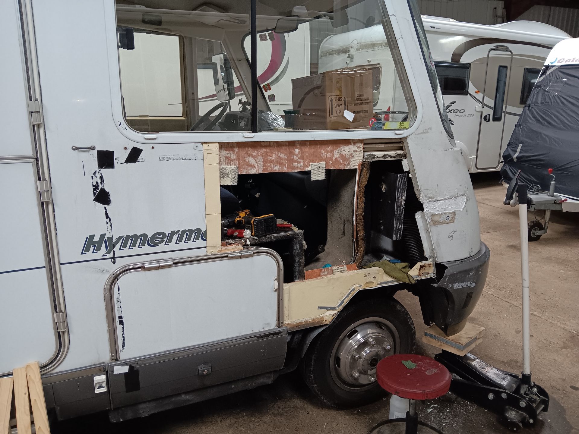 Motorhome and caravan damp repairs