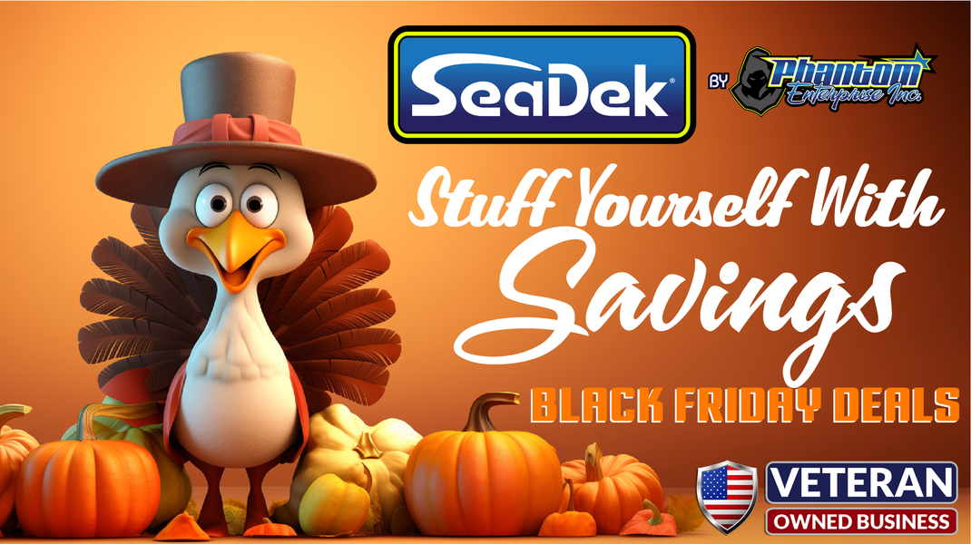 SeaDek By Phantom Sale Banner - Black Friday Sale SeaDek Now