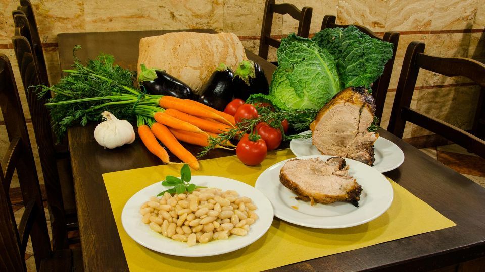 fresh vegetables and typical dishes