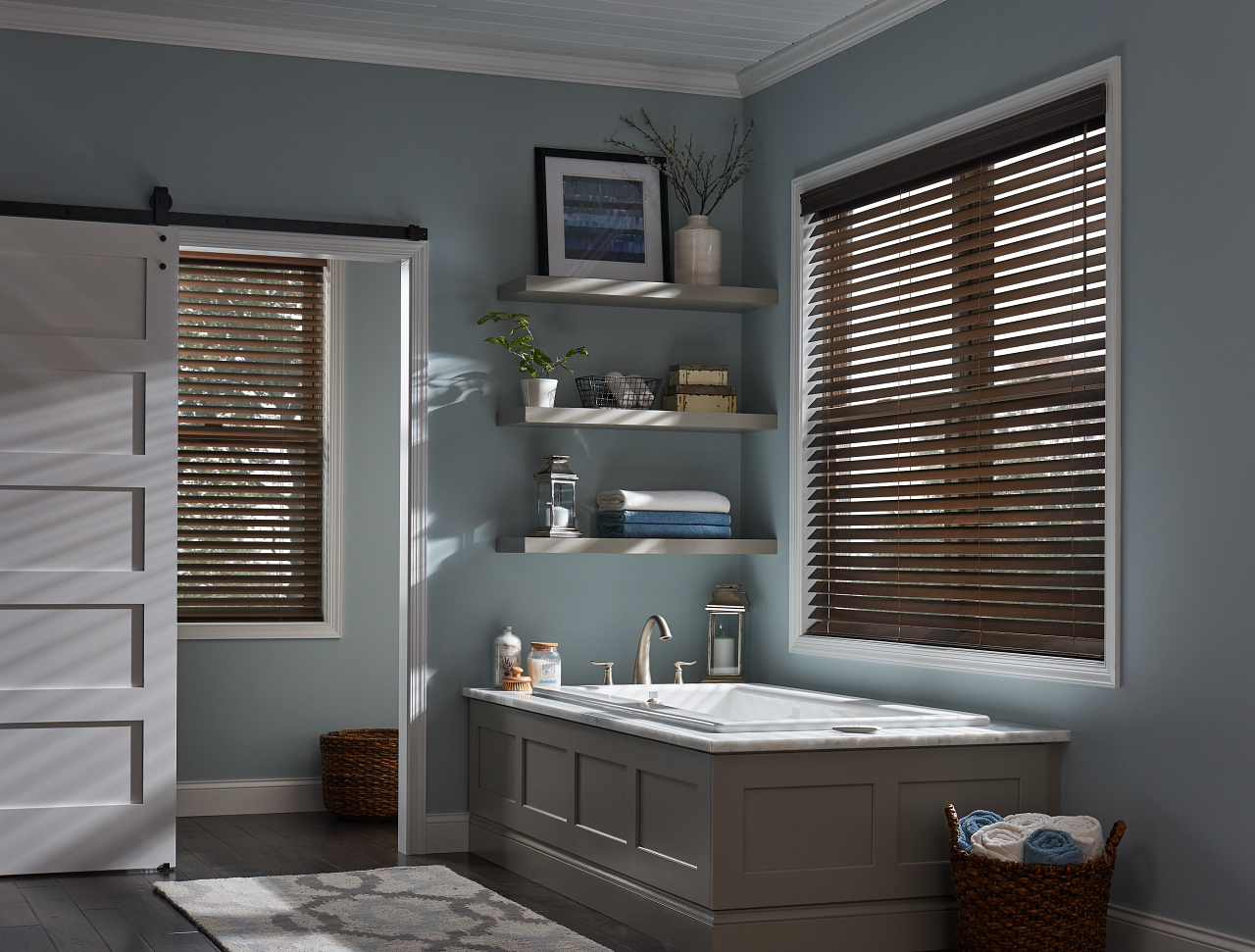 Real & Faux Wood Blinds