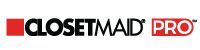 A logo for closetmaid pro is shown on a white background.
