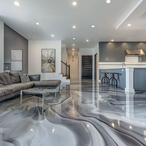 Luxury epoxy services by ARIO EPOXY, from colorful metallic floors to seamless finishes for homes and businesses.