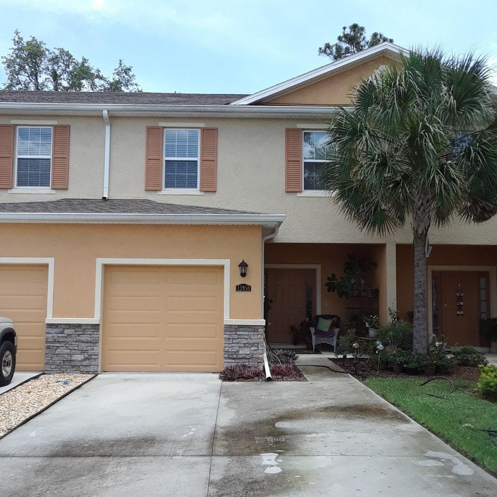 Driveway pressure washing