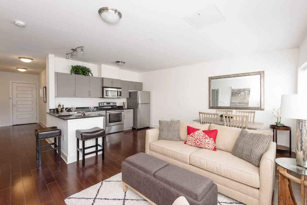 Interior - Kitchen and Living Room