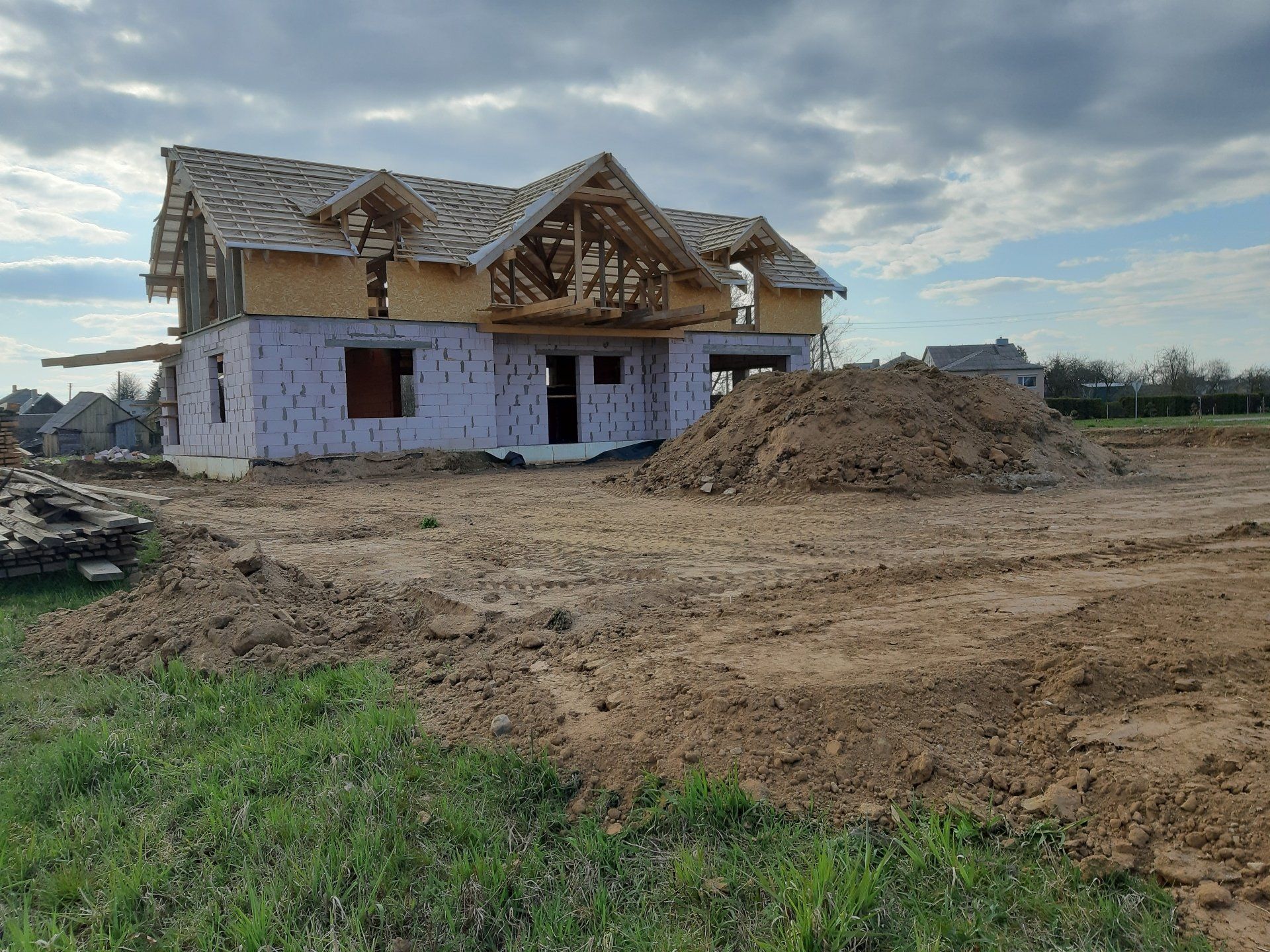 Statybos darbai šakiuose