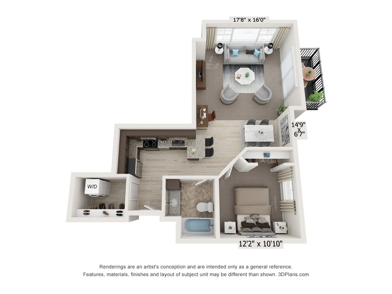Park Place Apartments Floor Plan