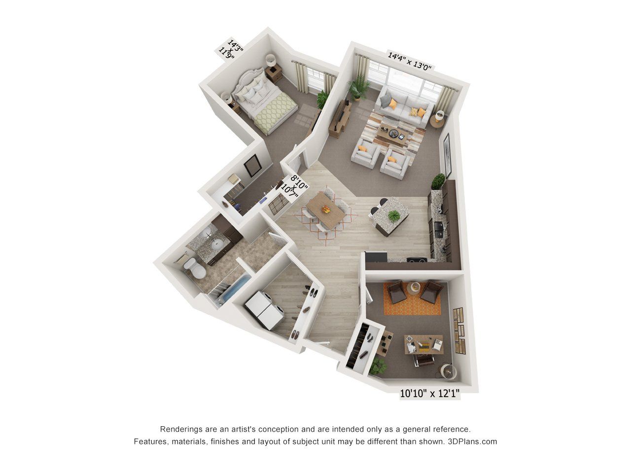 Park Place Apartments Floor Plan