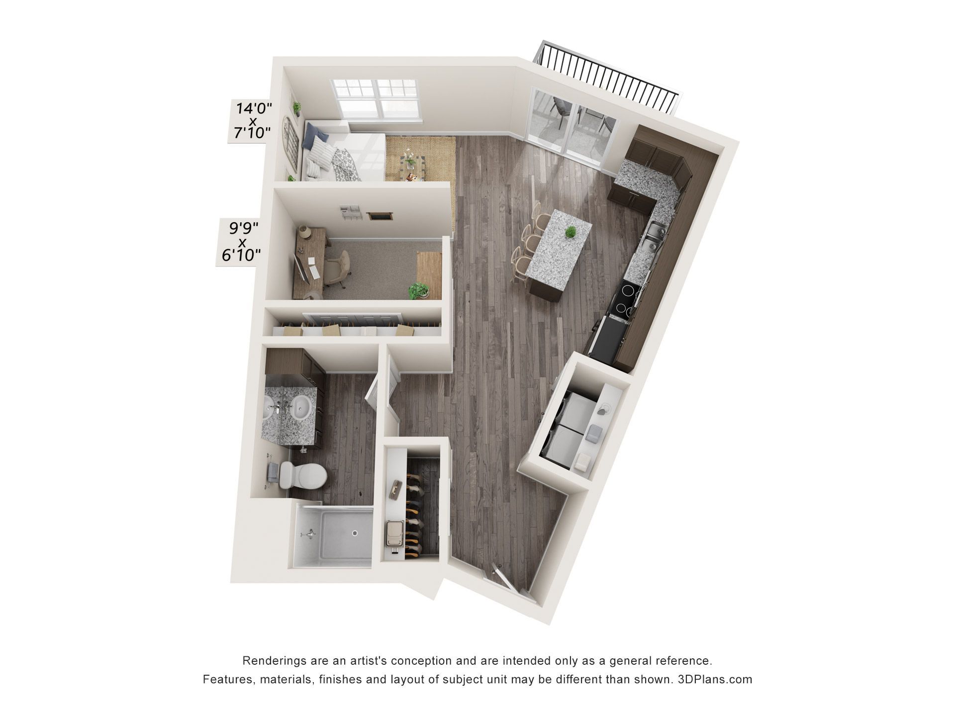 Park Place Plaza Floor Plan A8